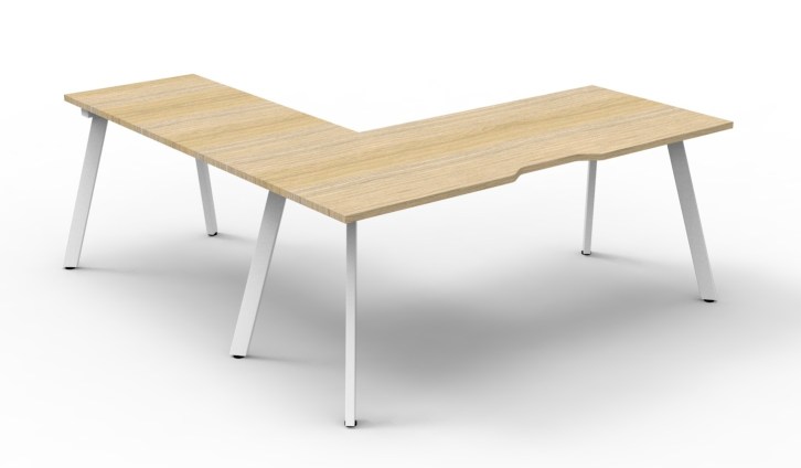 Black Frame - Natural Oak Top 